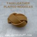 Plaited Scout Woggle in Gloss Leather All Scouting Products, All Woggles, Beaver Woggles, Cub Woggles, Scout Woggles, Leader Woggles, Explorer Woggles image