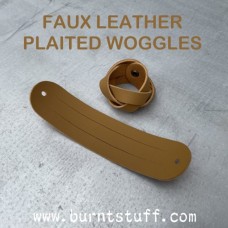 Plaited Scout Woggle in Faux Leather Plaited Scout Woggle in Faux Leather
