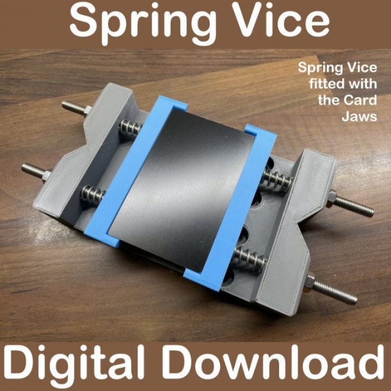 Spring Vice 3D Printable Work holding Vice Modular Bench Clamp Maker ...