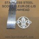 Image of Stainless Steel Fleur-De-Lis / Arrowhead | www.burntstuff.com Stainless Steel Fleur-De-Lis / Arrowhead image