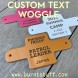 Image of Custom Text Woggle | www.burntstuff.com Custom Text Woggle image