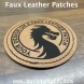 Custom Faux Leather Patch image
