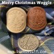 Embossed Merry Christmas Woggle