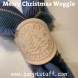 Embossed Merry Christmas Woggle
