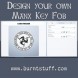 Manx Key Fob Designer