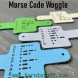 Image of Morse Code Woggle | www.burntstuff.com Morse Code Woggle image