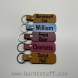 Oblong Leather Key Fob image