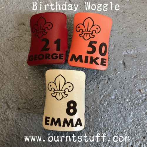 Birthday Woggle image