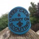 Image of Keep Calm Woggle | www.burntstuff.com Keep Calm Woggle All Scouting Products, All Woggles, Beaver Woggles, Cub Woggles, Scout Woggles, Leader Woggles, Novelty Woggles, Squirrel Woggles image