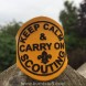 Image of Keep Calm Woggle | www.burntstuff.com Keep Calm Woggle All Scouting Products, All Woggles, Beaver Woggles, Cub Woggles, Scout Woggles, Leader Woggles, Novelty Woggles, Squirrel Woggles image