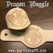 Image of Embossed Dragon Woggle | www.burntstuff.com Embossed Dragon Woggle All Scouting Products, All Woggles, Beaver Woggles, Cub Woggles, Scout Woggles, Leader Woggles, Explorer Woggles, Novelty Woggles, Embossed Woggles image