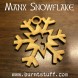 Image of Manx Snowflake | www.burntstuff.com Manx Snowflake image