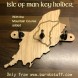 Image of Isle of Man Key Holder | www.burntstuff.com Isle of Man Key Holder Manx Stuff, Other Stuff image