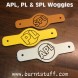 Image of APL, PL & SPL Woggle - Angled | www.burntstuff.com APL, PL & SPL Woggle - Angled All Scouting Products, All Woggles, Scout Woggles image
