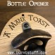 Image of Manx Toast Bottle Opener | www.burntstuff.com Manx Toast Bottle Opener image