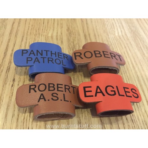 Personalised Text Woggle All Scouting Products, All Woggles, Custom Woggles, Beaver Woggles, Cub Woggles, Scout Woggles, Leader Woggles, Explorer Woggles image