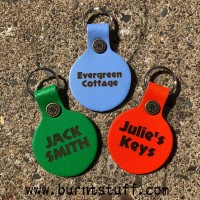 Personalised Text Key Fob