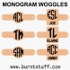Image of Monogram Woggle | www.burntstuff.com Monogram Woggle All Woggles, Custom Woggles, Beaver Woggles, Cub Woggles, Scout Woggles, Leader Woggles, Explorer Woggles, Novelty Woggles, Squirrel Woggles image