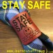 Image of Stay Safe Woggle | www.burntstuff.com Stay Safe Woggle image