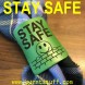 Image of Stay Safe Woggle | www.burntstuff.com Stay Safe Woggle image
