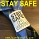Image of Stay Safe Woggle | www.burntstuff.com Stay Safe Woggle image