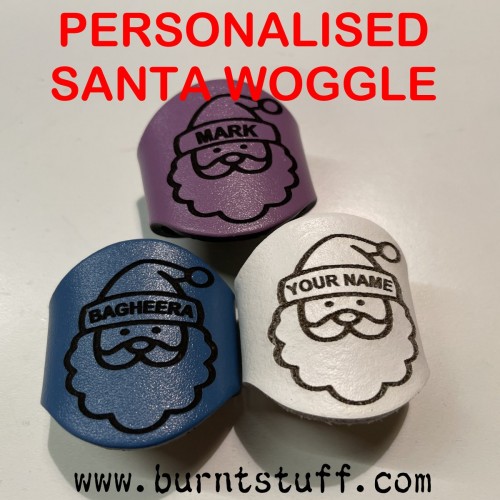 Personalised Santa Woggle All Scouting Products, All Woggles, Custom Woggles, Beaver Woggles, Cub Woggles, Scout Woggles, Leader Woggles, Explorer Woggles, Squirrel Woggles image
