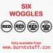 Image of Six Woggles | www.burntstuff.com Six Woggles All Scouting Products, All Woggles, Cub Woggles image