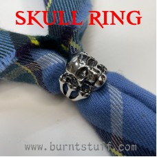 Metal Skull Ring Woggle Metal Skull Ring Woggle