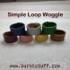 Image of Simple Loop Woggle | www.burntstuff.com Simple Loop Woggle image