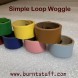 Image of Simple Loop Woggle | www.burntstuff.com Simple Loop Woggle image