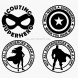 Image of Superhero Woggles | www.burntstuff.com Superhero Woggles All Scouting Products, All Woggles, Beaver Woggles, Cub Woggles, Scout Woggles, Leader Woggles, Explorer Woggles, Squirrel Woggles image
