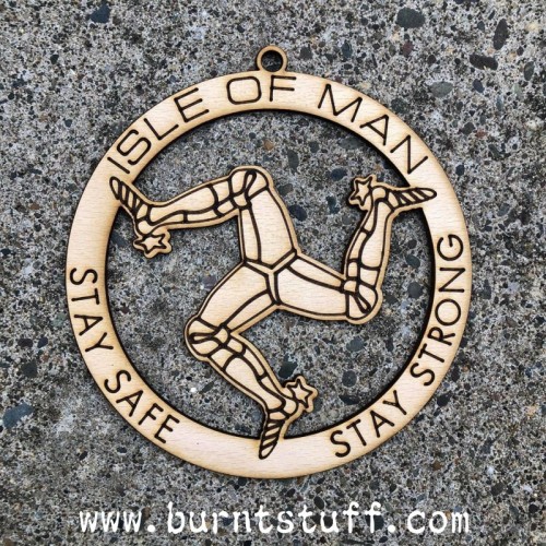 Image of Three Legs Stay Safe | www.burntstuff.com Three Legs Stay Safe Manx Stuff, Other Stuff image