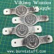 Image of Viking Warrior Embossed Woggle | www.burntstuff.com Viking Warrior Embossed Woggle image
