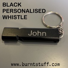 Personalised Whistle - Black Personalised Whistle - Black