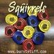Image of Squirrel Woggle | www.burntstuff.com Squirrel Woggle All Scouting Products, All Woggles, Leader Woggles, Novelty Woggles, Squirrel Woggles image