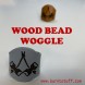 Image of Wood Bead Woggle | www.burntstuff.com Wood Bead Woggle image