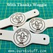Image of With Thanks Woggle | www.burntstuff.com With Thanks Woggle All Scouting Products, All Woggles, Beaver Woggles, Cub Woggles, Scout Woggles, Leader Woggles, Novelty Woggles image