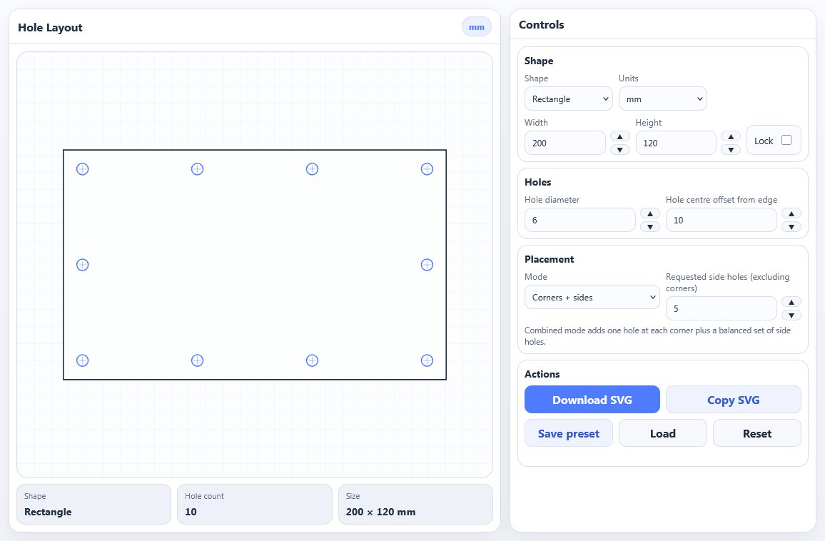 Hole Layout Tool preview