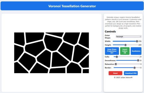 Voronoi pattern preview